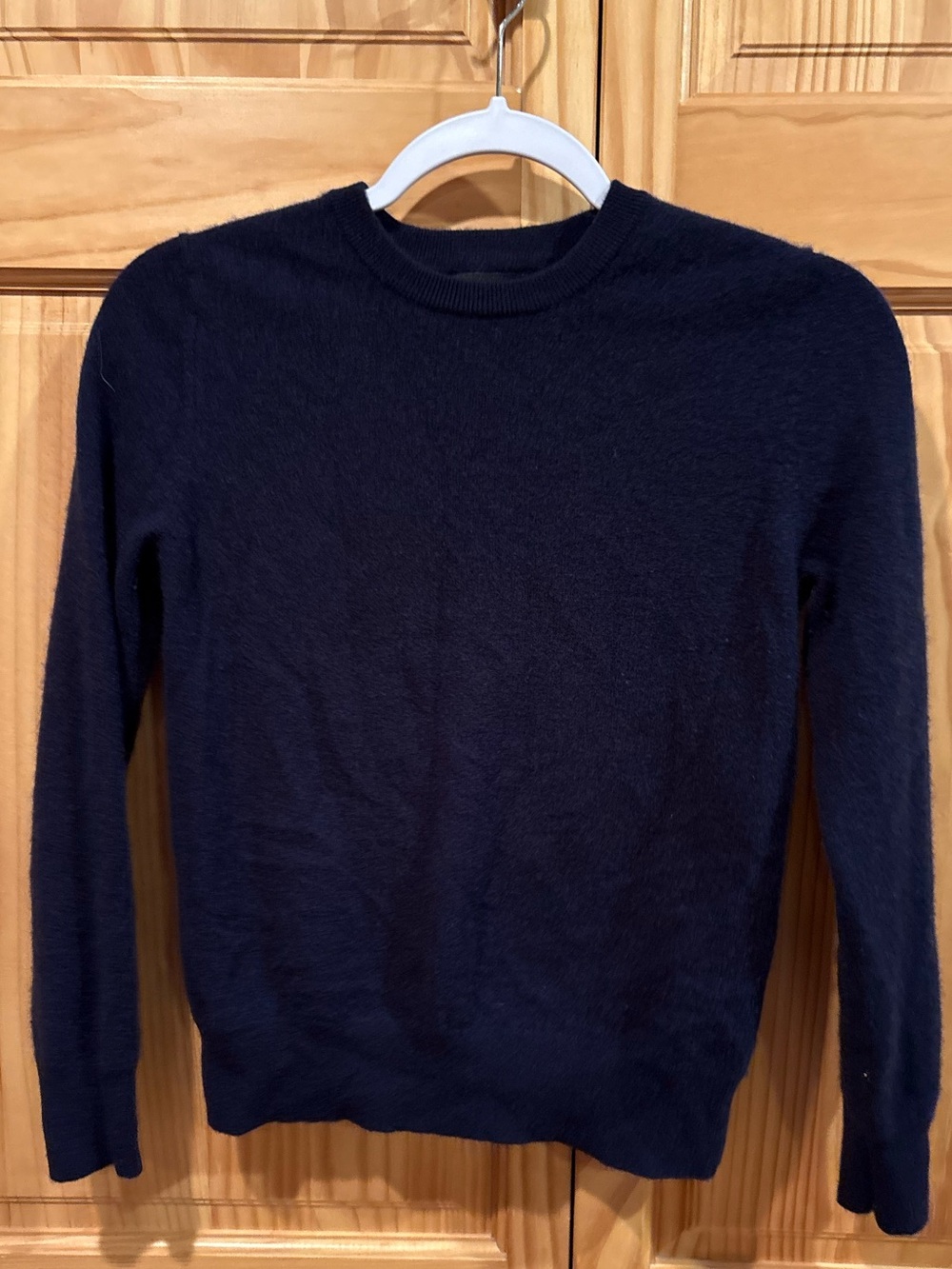 Quince 100% Mongolian Cashmere Crewneck Sweater Navy Women’s S